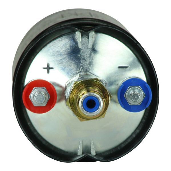 AEM 50-1009 - AEM50-1009 - AEM 400LPH High Pressure Inline Fuel Pump - M18x1.5 Female Inlet to M12x1.5 Male Outlet - Shipped in Europe - Tuningsupply.com