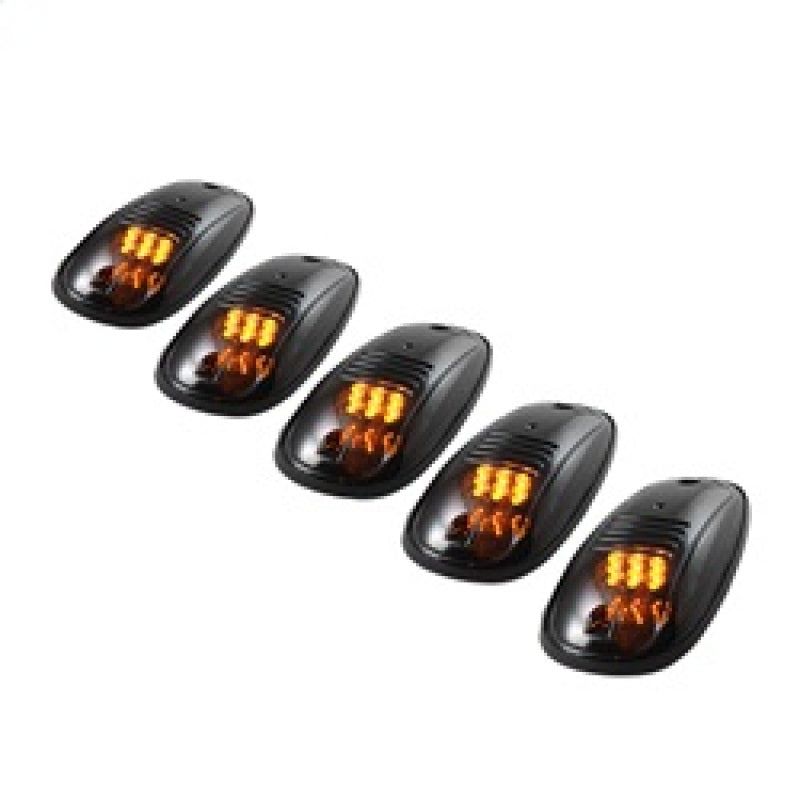 SPYDER 5028198 - SPY5028198 - xTune 5 pcs Roof Cab Marker Parking Running Lights Smoked ACC-011 - Shipped in Europe - Tuningsupply.com