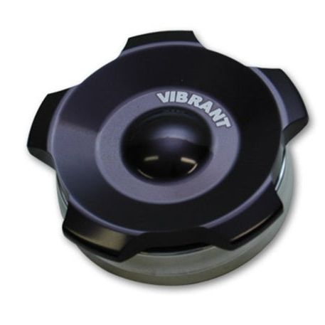 Vibrant 11291 - VIB11291 - Vibrant 2in OD Aluminum Weld Bungs w/ Anodized Black Aluminum Threaded Cap (incl. O-Ring) - Shipped in Europe - Tuningsupply.com