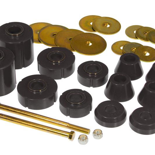 Prothane 7-103-BL - PRO7-103-BL - Prothane 67-72 GM Body Mount 12 Bushing Kit - Black - Shipped in Europe - Tuningsupply.com