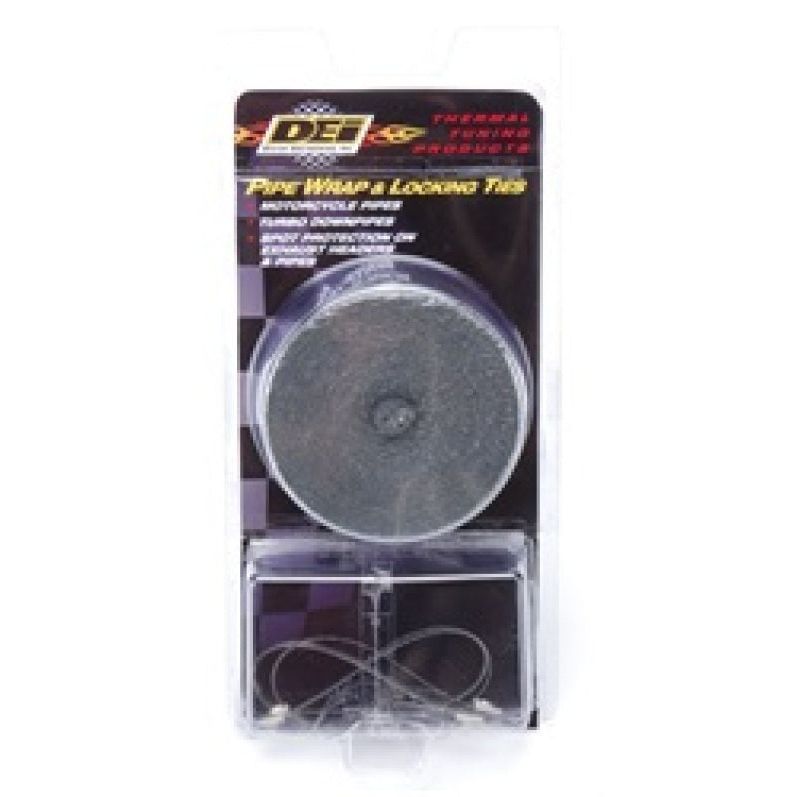 DEI 10119 - DEI10119 - DEI Exhaust Wrap Kit - Pipe Wrap and Locking Tie - Black - Shipped in Europe - Tuningsupply.com
