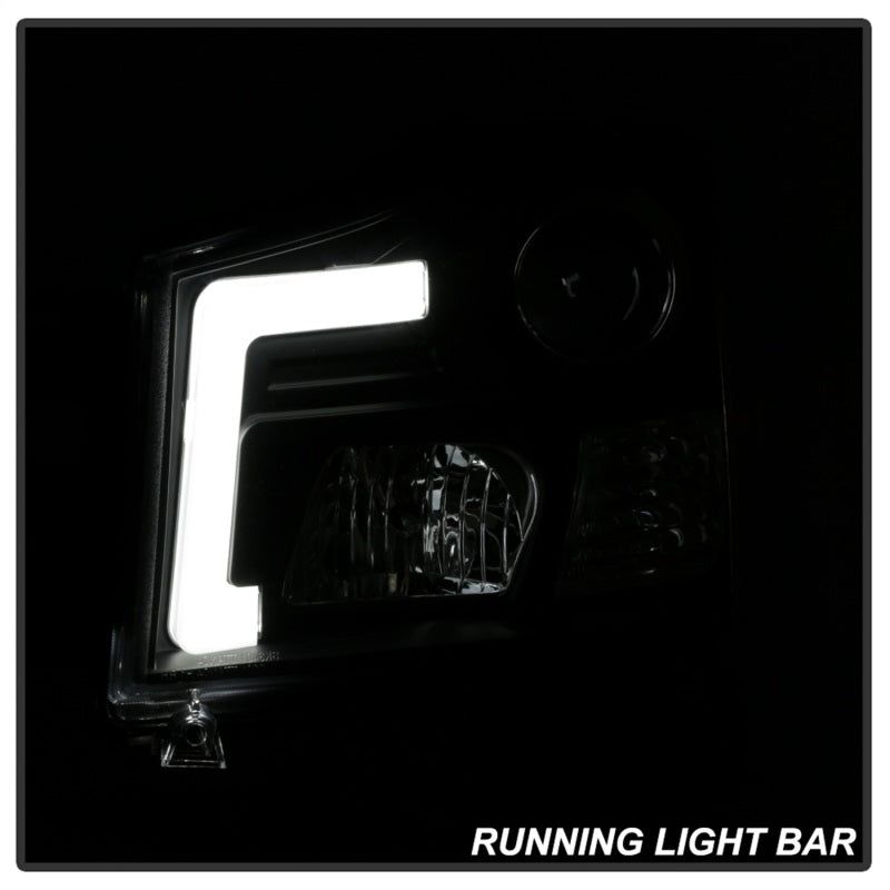 SPYDER 5085504 - SPY5085504 - Spyder 04-15 Nissan Titan / 04-07 Nissan Armada V2 Projector Headlights - Black PRO-YD-NTI04-DRL-BK - Shipped in Europe - Tuningsupply.com