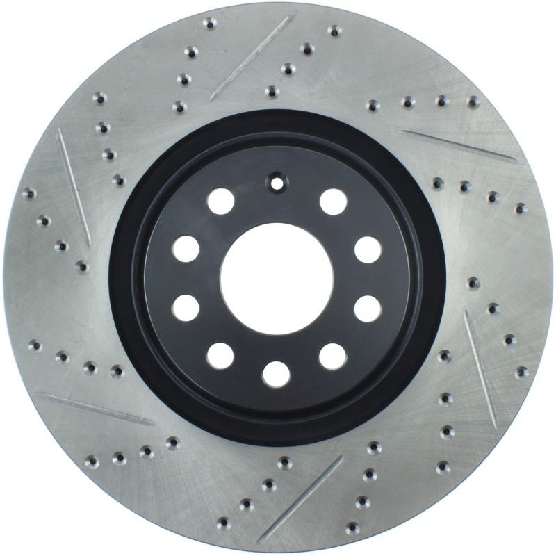 Stoptech 127.33144R - STO127.33144R - StopTech Slotted & Drilled Sport Brake Rotor - Shipped in Europe - Tuningsupply.com
