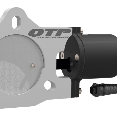 QTP QTEC30 - QTPQTEC30 - QTP 3in Bolt-On QTEC Electric Cutout Valve - Single - Shipped in Europe - Tuningsupply.com