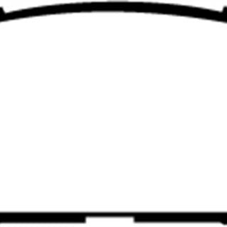 EBC DP31766C - EBCDP31766C - EBC 06-09 Ford Fusion 2.3 Redstuff Rear Brake Pads - Shipped in Europe - Tuningsupply.com