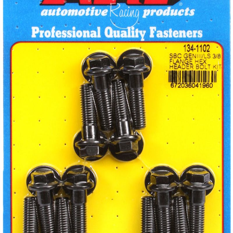 ARP 134-1102 - ARP134-1102 - ARP Chevy LS 3/8in Flange Hex Header Bolt Kit - Shipped in Europe - Tuningsupply.com