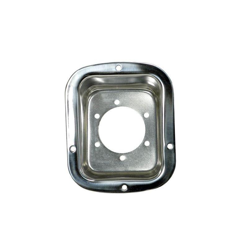 Rugged Ridge 11135.01 - RUG11135.01 - Rugged Ridge 76-95 Jeep CJ / Jeep Wrangler YJ Stainless Steel Fuel Filler Bezel - Shipped in Europe - Tuningsupply.com