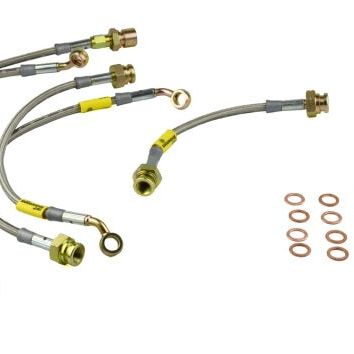 Goodridge 12238 - GRI12238 - Goodridge 09-12 Cadillac CTS-V (All CTS-V w/ Brembo Brakes) Stainless Steel Brake Line Kit - Shipped in Europe - Tuningsupply.com