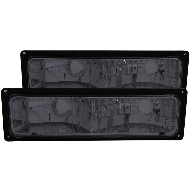 ANZO 511034 - ANZ511034 - ANZO 1988-1998 Chevrolet C1500 Euro Parking Lights Smoke - Shipped in Europe - Tuningsupply.com