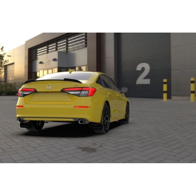 Rally Armor MF90-UR-BLK/RD - RALMF90-UR-BLK/RD - Rally Armor 22-25 Honda Civic/Civic Si/Sport Black UR Mud Flap w/Red Logo - Shipped in Europe - Tuningsupply.com