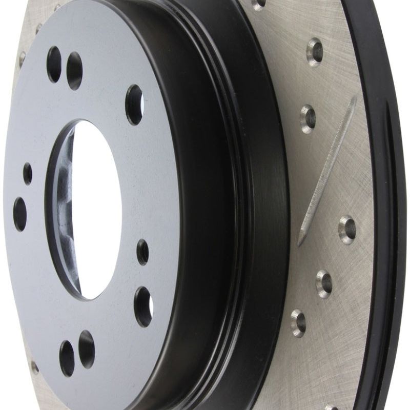 Stoptech 127.40050L - STO127.40050L - StopTech 00-09 S2000 Slotted & Drilled Left Rear Rotor - Shipped in Europe - Tuningsupply.com