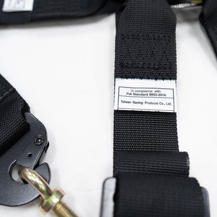 NRG SBH-HRS6PCBK - NRGSBH-HRS6PCBK - NRG FIA 6pt 2in. Shoulder Belt for HANS Device/ Rotary Cam Lock Buckle/ 3in. Waist Belt - Black - Shipped in Europe - Tuningsupply.com