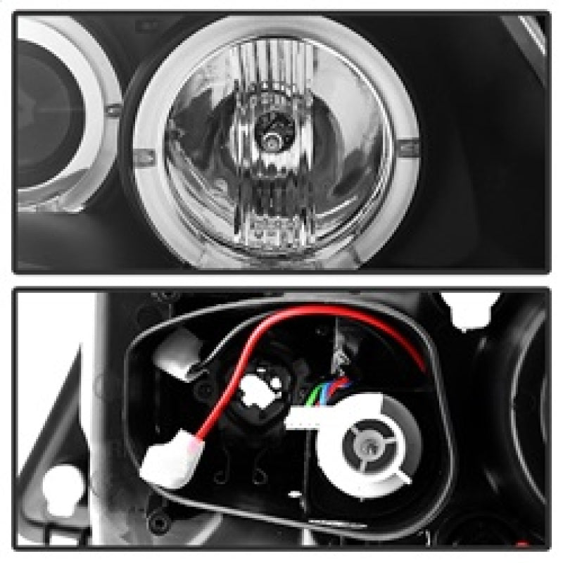 SPYDER 5009005 - SPY5009005 - Spyder BMW E90 3-Series 06-08 Projector LED Halo Amber Reflector Rplc Bulb Blk PRO-YD-BMWE9005-AM-BK - Shipped in Europe - Tuningsupply.com