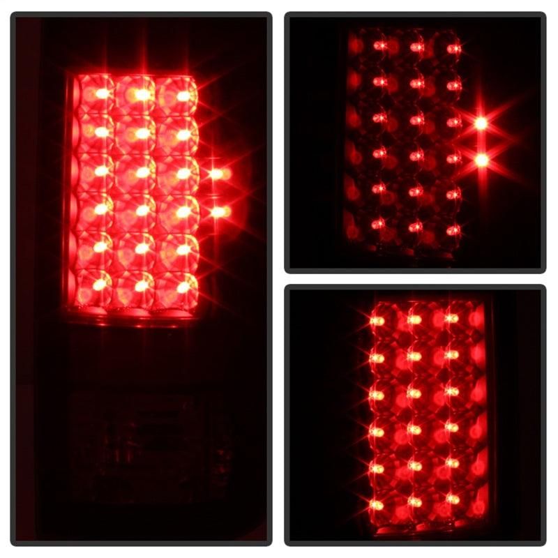 SPYDER 9027642 - SPY9027642 - xTune Ford F250/350/450/550 Super Duty 99-07 LED Tail Lights Black Smoke ALT-JH-FF15097-LED-BKSM - Shipped in Europe - Tuningsupply.com