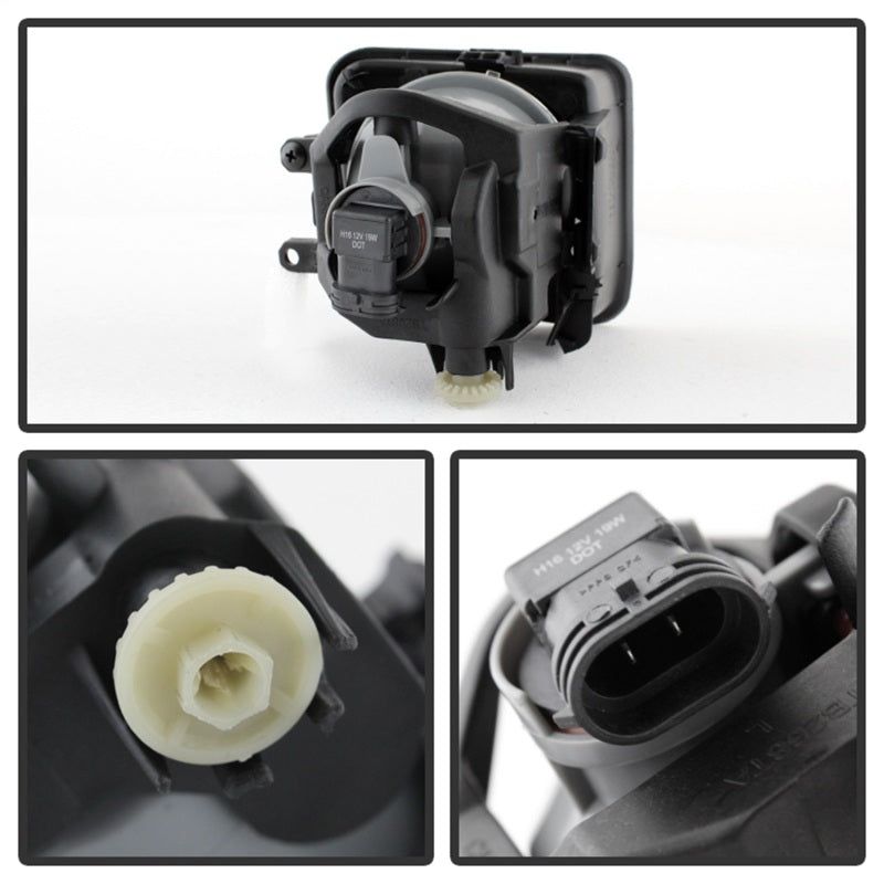 SPYDER 5077707 - SPY5077707 - Spyder Toyota Tundra 2014+ OEM Fog Lights W/Switch- Smoked FL-CL-TTU14-SM - Shipped in Europe - Tuningsupply.com