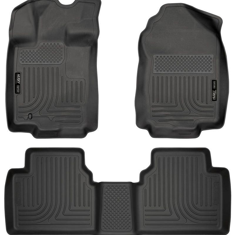 Husky Liners 98361 - HSL98361 - Husky Liners 10-12 Ford Fusion/Lincoln MKZ (FWD) WeatherBeater Combo Black Floor Liners - Shipped in Europe - Tuningsupply.com