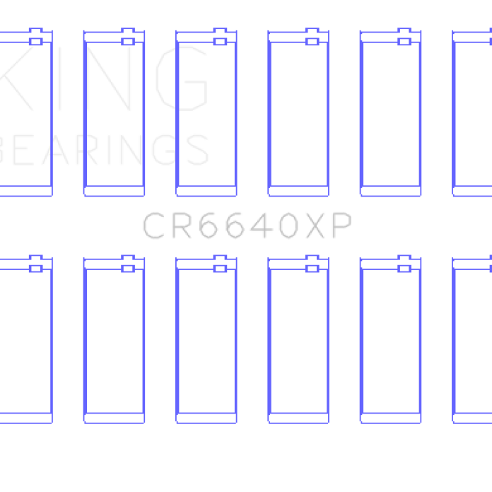 King Engine Bearings GCR6640XP - KINGCR6640XP - King Engine Bearings BMW M20/M50 2.0L/2.5L/2.7L Performance Rod Bearing Set - Size STD - Shipped in Europe - Tuningsupply.com