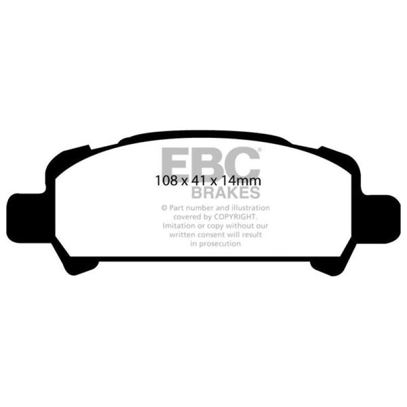 EBC DP51293NDX - EBCDP51293NDX - EBC 01-02 Subaru Impreza 2.0 Turbo WRX Bluestuff Rear Brake Pads - Shipped in Europe - Tuningsupply.com