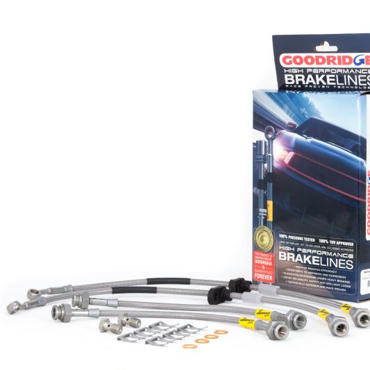 Goodridge 20020 - GRI20020 - Goodridge 96-00 Honda Civic LX/EX w/ LG Front Rotors Brake Lines - Shipped in Europe - Tuningsupply.com