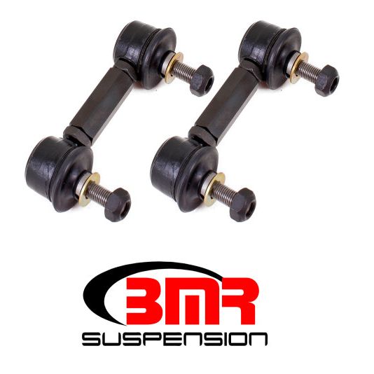 BMR Suspension ELK006 - BMRELK006 - BMR 10-11 5th Gen Camaro Rear Sway Bar End Link Kit - Black - Shipped in Europe - Tuningsupply.com