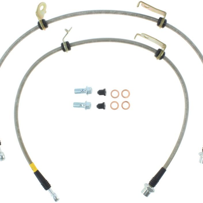 Stoptech 950.44029 - STO950.44029 - StopTech 11-17 Lexus CT200h Stainless Steel Front Brake Lines - Shipped in Europe - Tuningsupply.com