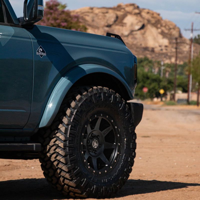 ICON 1817859057SB - ICO1817859057SB - ICON Rebound 17x8.5 6x5.5 25mm Offset 5.75in BS 95.1mm Bore Satin Black Wheel - Shipped in Europe - Tuningsupply.com