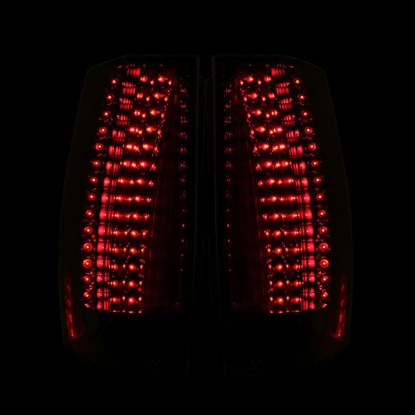 ANZO 321287 - ANZ321287 - ANZO 2007-2011 Cadillac Escalade LED Taillights Chrome - Shipped in Europe - Tuningsupply.com