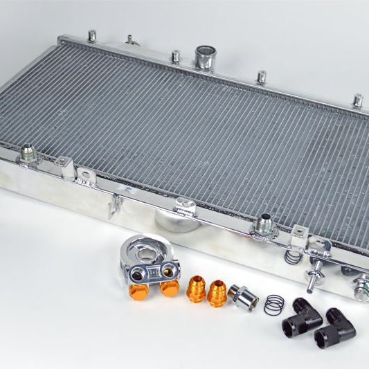 CSF 7042O - CSF7042O - CSF 08-15 Subaru WRX/STI 2-Row Radiator w/Built-In Oil Cooler - Shipped in Europe - Tuningsupply.com