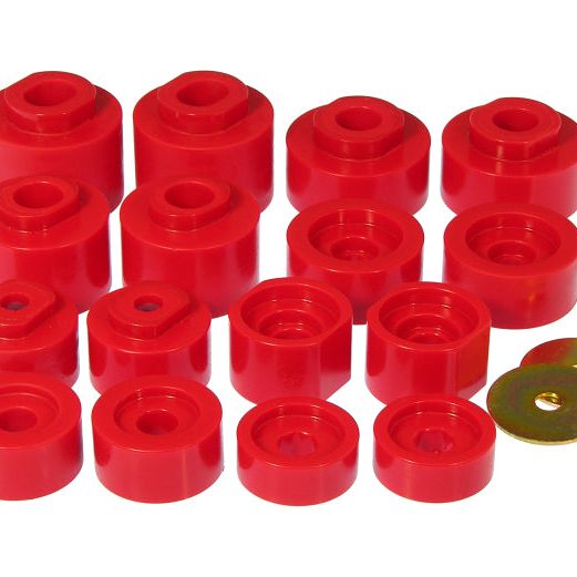 Prothane 6-116 - PRO6-116 - Prothane 01-05 Ford Explorer Sport Track Cab Mounts - Red - Shipped in Europe - Tuningsupply.com