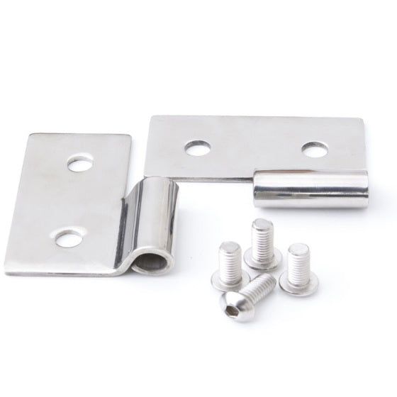 Rampage 7407 - RAM7407 - Rampage 1976-1983 Jeep CJ5 Lower Door Hinges - Stainless - Shipped in Europe - Tuningsupply.com