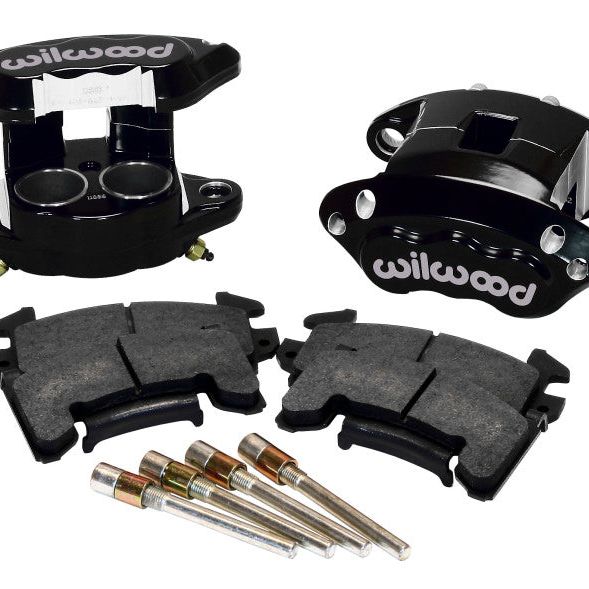 Wilwood 140-12099-BK - WIL140-12099-BK - Wilwood D154 Front Caliper Kit - Black 1.62 / 1.62in Piston 1.04in Rotor - Shipped in Europe - Tuningsupply.com