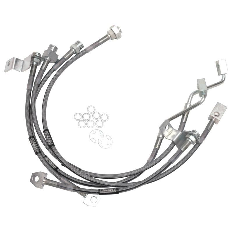 Russell 696490 - RUS696490 - Russell Performance 99-06 Ford Excursion 4WD with 4in-5.5in lift Brake Line Kit - Shipped in Europe - Tuningsupply.com