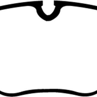 EBC DP31552C - EBCDP31552C - EBC 04-06 BMW X3 2.5 (E83) Redstuff Front Brake Pads - Shipped in Europe - Tuningsupply.com