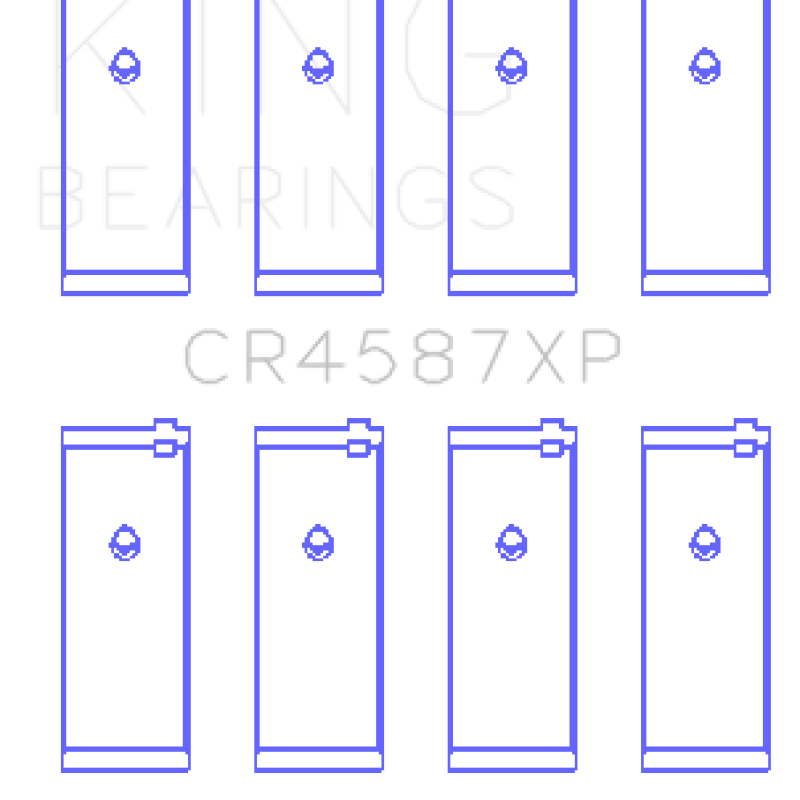 King Engine Bearings GCR4587XP - KINGCR4587XP - King Engine Bearings Nissan SR20DET (GTiR FWD) 16V Performance Rod Bearing Set - Size STD - Shipped in Europe - Tuningsupply.com