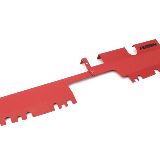 Perrin Performance PSP-ENG-512-4RD - PERPSP-ENG-512-4RD - PERRIN 15-21 Subaru WRX/STI Radiator Shroud (With OEM Intake Scoop) - Red - Shipped in Europe - Tuningsupply.com