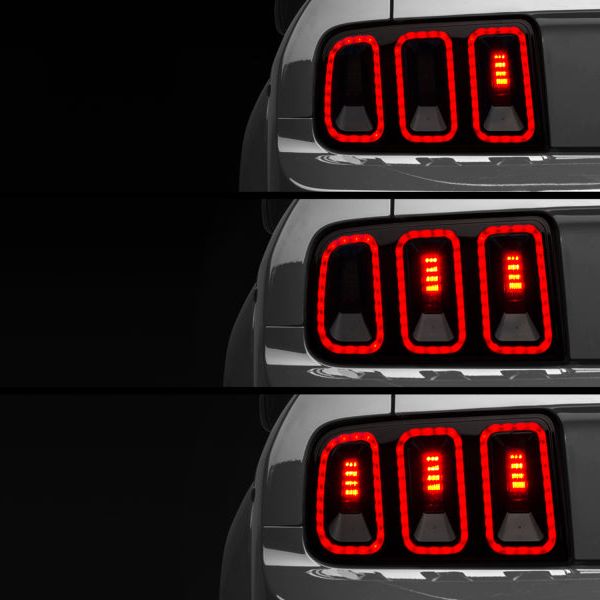 Raxiom 49169 - RAX49169 - Raxiom 05-09 Ford Mustang Gen5 Tail Lights- Black Housing (Smoked Lens) - Shipped in Europe - Tuningsupply.com