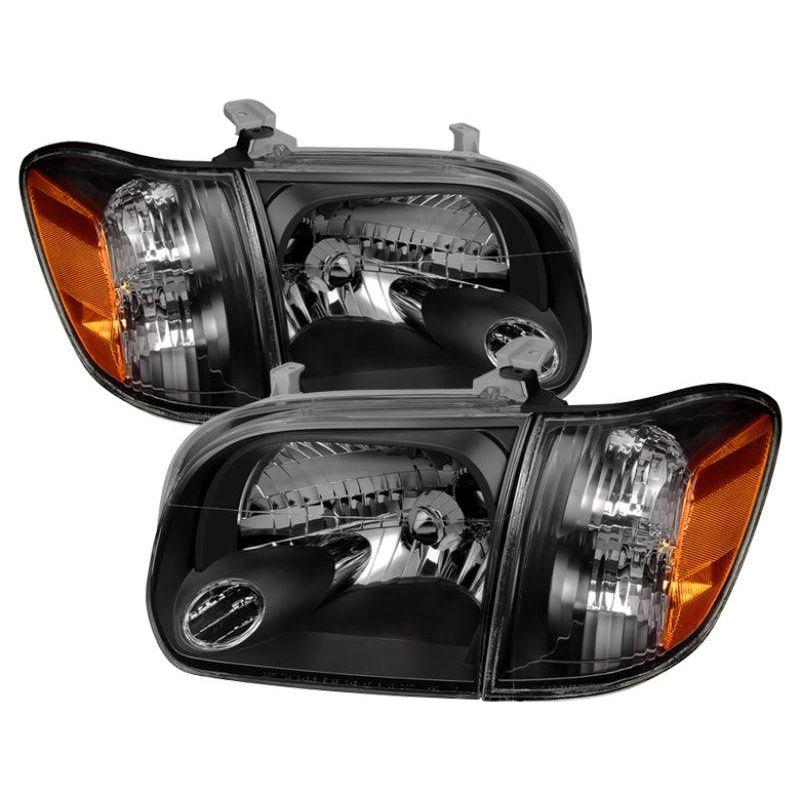 SPYDER 9034336 - SPY9034336 - xTune Toyota Tundra Double Cab 05-06 OEM Style Headlights & Corner Lights Black HD-JH-TTUN05-AM-BK - Shipped in Europe - Tuningsupply.com