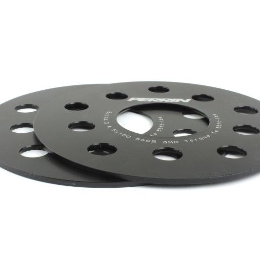 Perrin Performance PSP-WHL-103BK - PERPSP-WHL-103BK - PERRIN Subaru/Toyota/Scion 3mm Wheel Spacers (Slip-On Style/No Studs) 5x114.3/5x100 56mm CB - Pair - Shipped in Europe - Tuningsupply.com