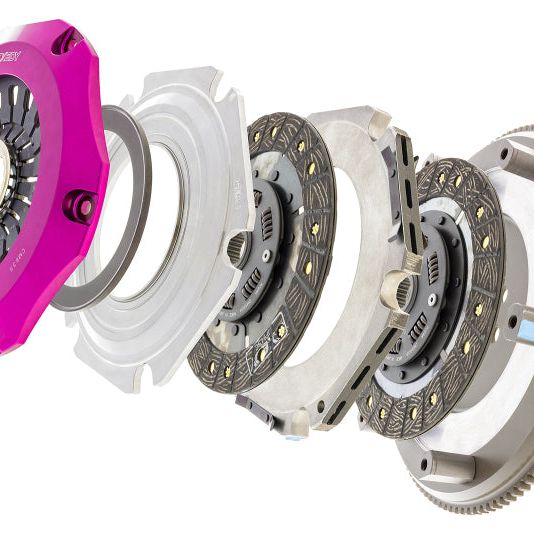 Exedy MM022SDF - EXEMM022SDF - Exedy 96-06 Mitsubishi Evo 4-9 4G63T 2.0L Twin-Organic Clutch Kit - Shipped in Europe - Tuningsupply.com