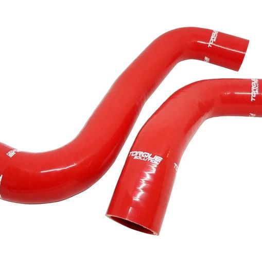 Torque Solution TS-SU-420RD - TQSTS-SU-420RD - Torque Solution 08-14 Subaru WRX / 08-18 STI / 09-13 Forester XT Silicone Radiator Hose Kit - Red - Shipped in Europe - Tuningsupply.com