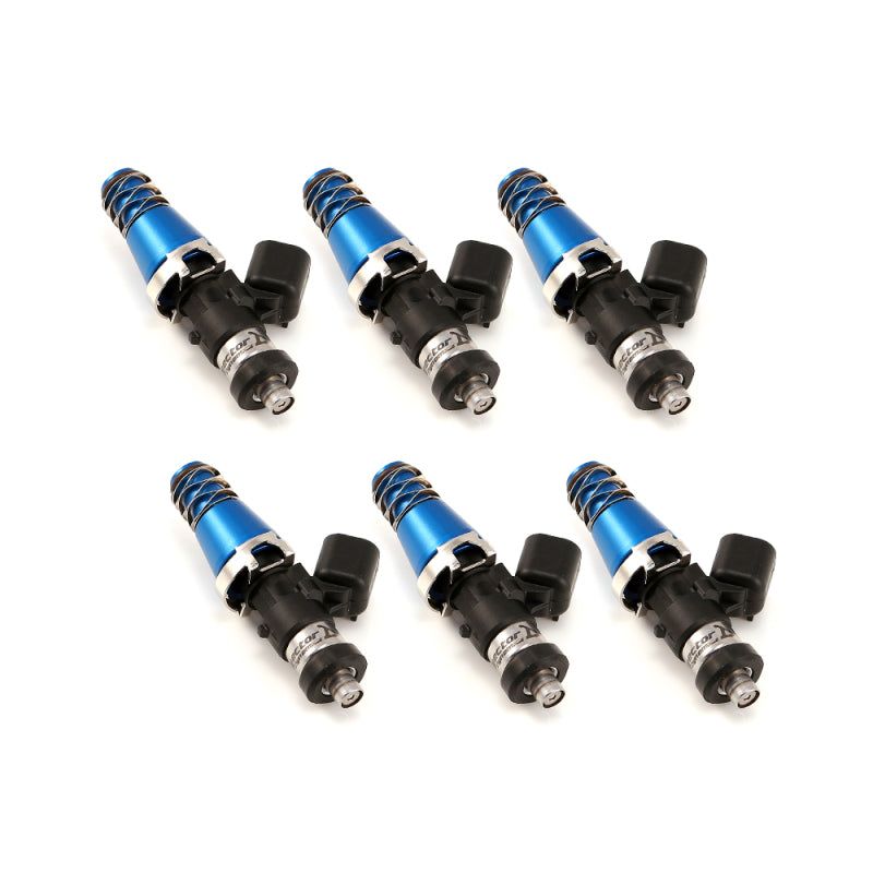 Injector Dynamics 1300.60.11.D.6 - IDX1300.60.11.D.6 - Injector Dynamics 1340cc Injectors - 60mm Length - 11mm Blue Top - Denso Lower Cushion (Set of 6) - Shipped in Europe - Tuningsupply.com