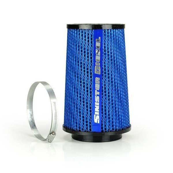Sinister Diesel SD-CAI-FILTER - SINSD-CAI-FILTER - Sinister Diesel 4in ID 10in Tall Replacement Air Filter - Shipped in Europe - Tuningsupply.com
