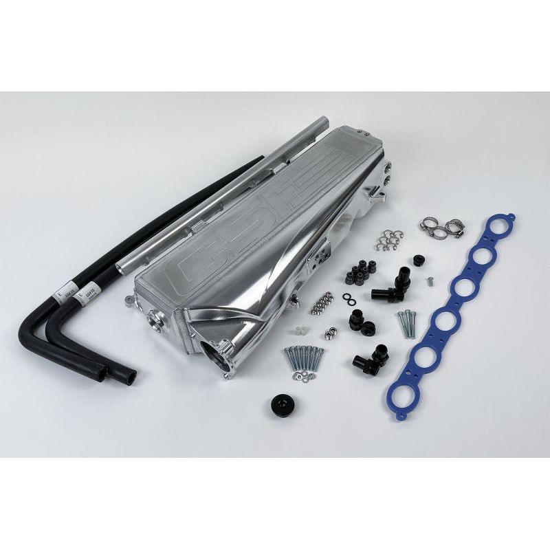 CSF 8400 - CSF8400 - CSF Gen 2 B58 Race X Charge-Air-Cooler Manifold - Raw Billet Aluminum Finish - Shipped in Europe - Tuningsupply.com
