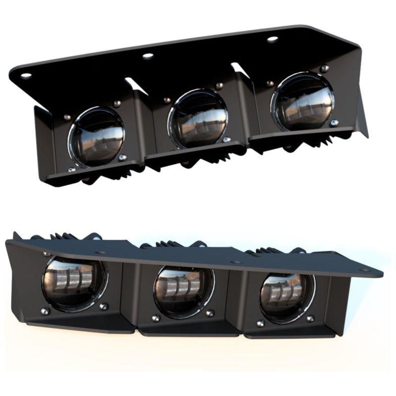 ORACLE Lighting 5890-001 - ORL5890-001 - ORACLE Lighting 21-22 Ford Bronco Triple LED Fog Light Kit for Steel Bumper - White - Shipped in Europe - Tuningsupply.com