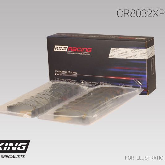 King Engine Bearings GCR8032XPNC - KINGCR8032XPNC - King Engine Bearings Chrysler 345/370 16V Connecting Rod Bearing Set - Shipped in Europe - Tuningsupply.com
