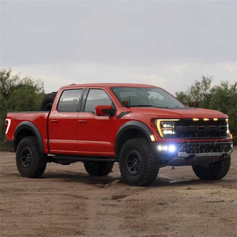 Rigid Industries 46738 - RIG46738 - Rigid Industries 2021+ Ford Raptor Triple Fog Lights Kit - Shipped in Europe - Tuningsupply.com