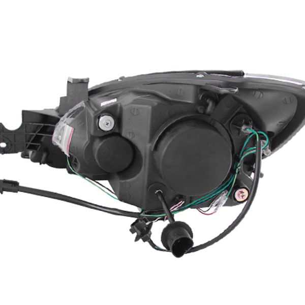 ANZO 121102 - ANZ121102 - ANZO 2004-2007 Mitsubishi Lancer Projector Headlights w/ Halo Black (CCFL) - Shipped in Europe - Tuningsupply.com