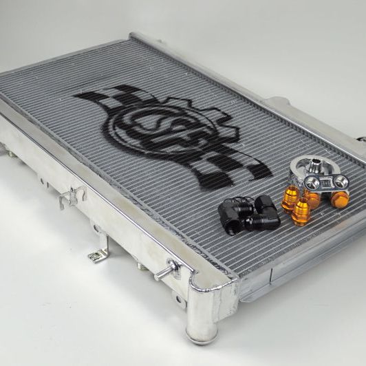 CSF 7042O - CSF7042O - CSF 08-15 Subaru WRX/STI 2-Row Radiator w/Built-In Oil Cooler - Shipped in Europe - Tuningsupply.com