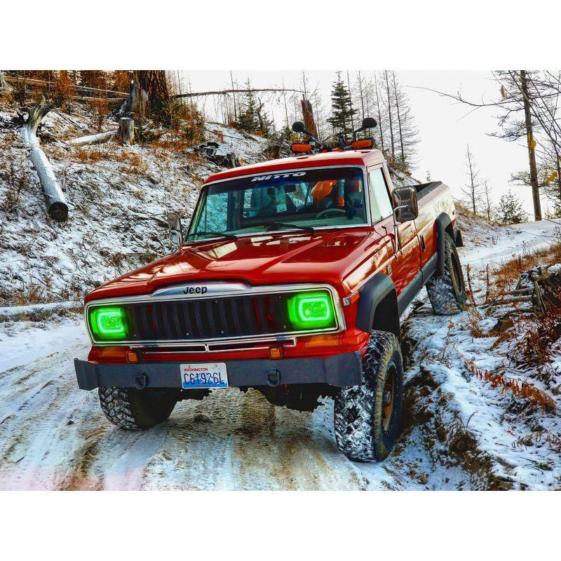 ORACLE Lighting 6908-333 - ORL6908-333 - Oracle Pre-Installed Lights 7x6 IN. Sealed Beam - ColorSHIFT Halo - Shipped in Europe - Tuningsupply.com