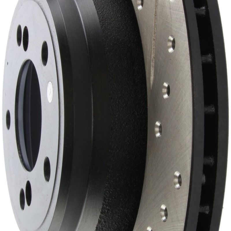 Stoptech 127.34054L - STO127.34054L - StopTech 00-03 BMW M5 (E39) Slotted & Drilled Left Rear Rotor - Shipped in Europe - Tuningsupply.com